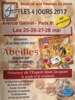 Les 30 ans des 4 jours de Marigny du marché aux timbres à Paris