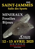 4e SALON MINERAUX FOSSILES BIJOUX de SAINT-JAMMES (Pyrénées-Atlantiques)