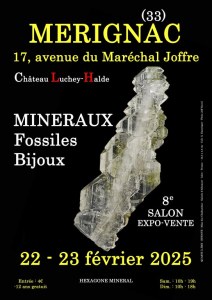 8e SALON MINERAUX FOSSILES BIJOUX de MERIGNAC (Gironde)