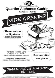 Vide-greniers Alphonse Guérin - 31ème édition