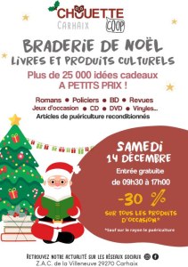 Braderie de livres et de produits culturels d'occasion