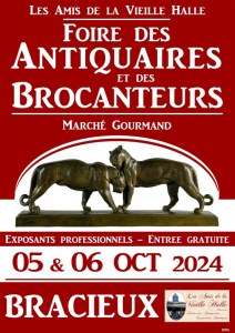 FOIRE AUX ANTIQUAIRES, BROCANTEURS ET MARCHE GOURMAND