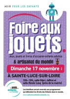 FOIRE AUX JOUETS, JEUX, LIVRES...