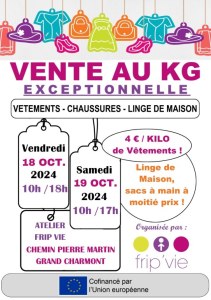 Vente au kilo de vêtements