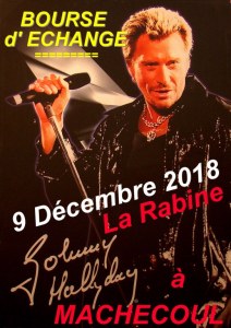 BOURSE COLLECTION POUR LES FANS DE JOHNNY HALLYDAY