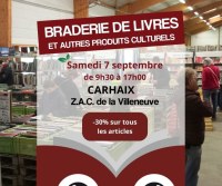 Braderie de livres et de produits culturels d'occasion