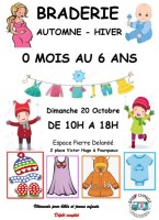 Braderie automne hiver spéciale bébés et jeunes enfants