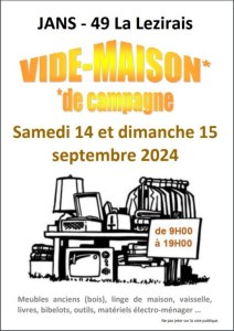 Vide maison de campagne