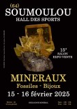 15e SALON MINERAUX FOSSILES BIJOUX de SOUMOULOU (Pyrénées-Atlantiques)