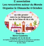 Vide-Grenier quartier Gambetta -Tenon - 6 octobre 2024 - Paris 20